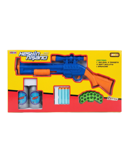 Yumuşak Dartlı Oyuncak Tüfek